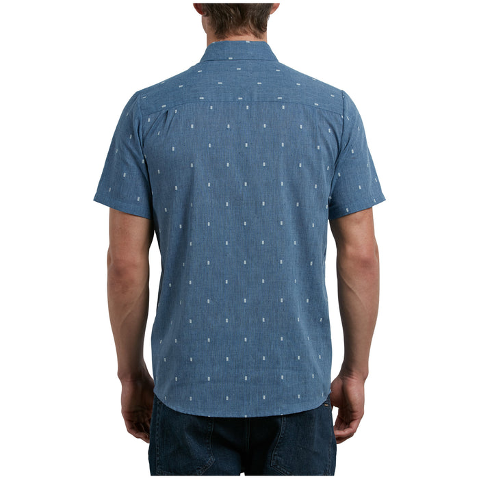 Volcom Gladstone Short-Sleeve Shirt Deep Blue