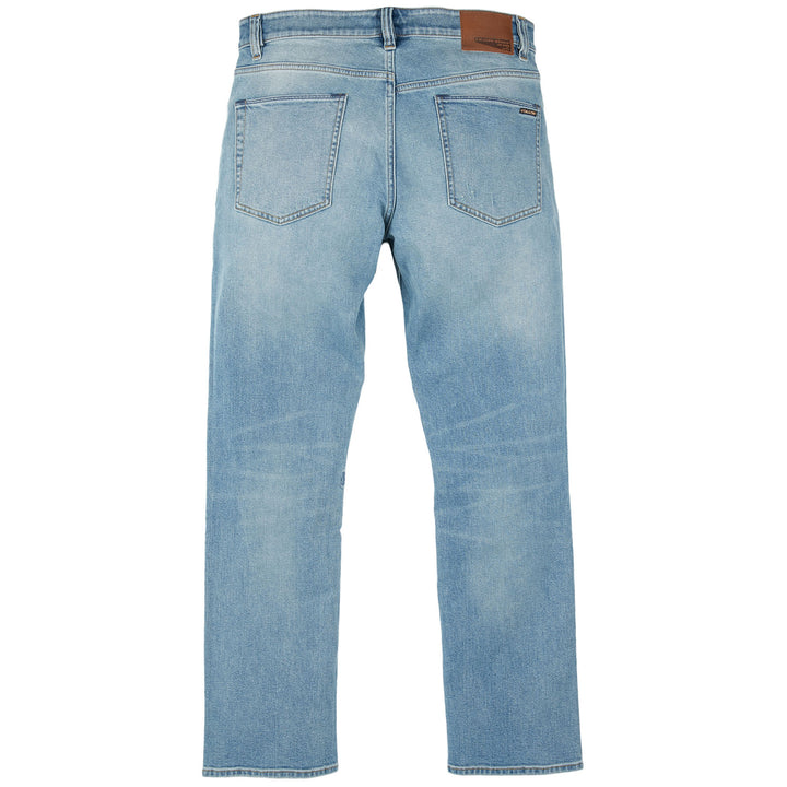 Volcom Kinkade Tapered Jeans Angled Bleach Wash