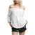 Volcom All Biz Off-Shoulder Top - Women's White