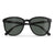 D'Blanc Afternoon Delight Sunglasses - Women's Black Gloss/Retro Gray