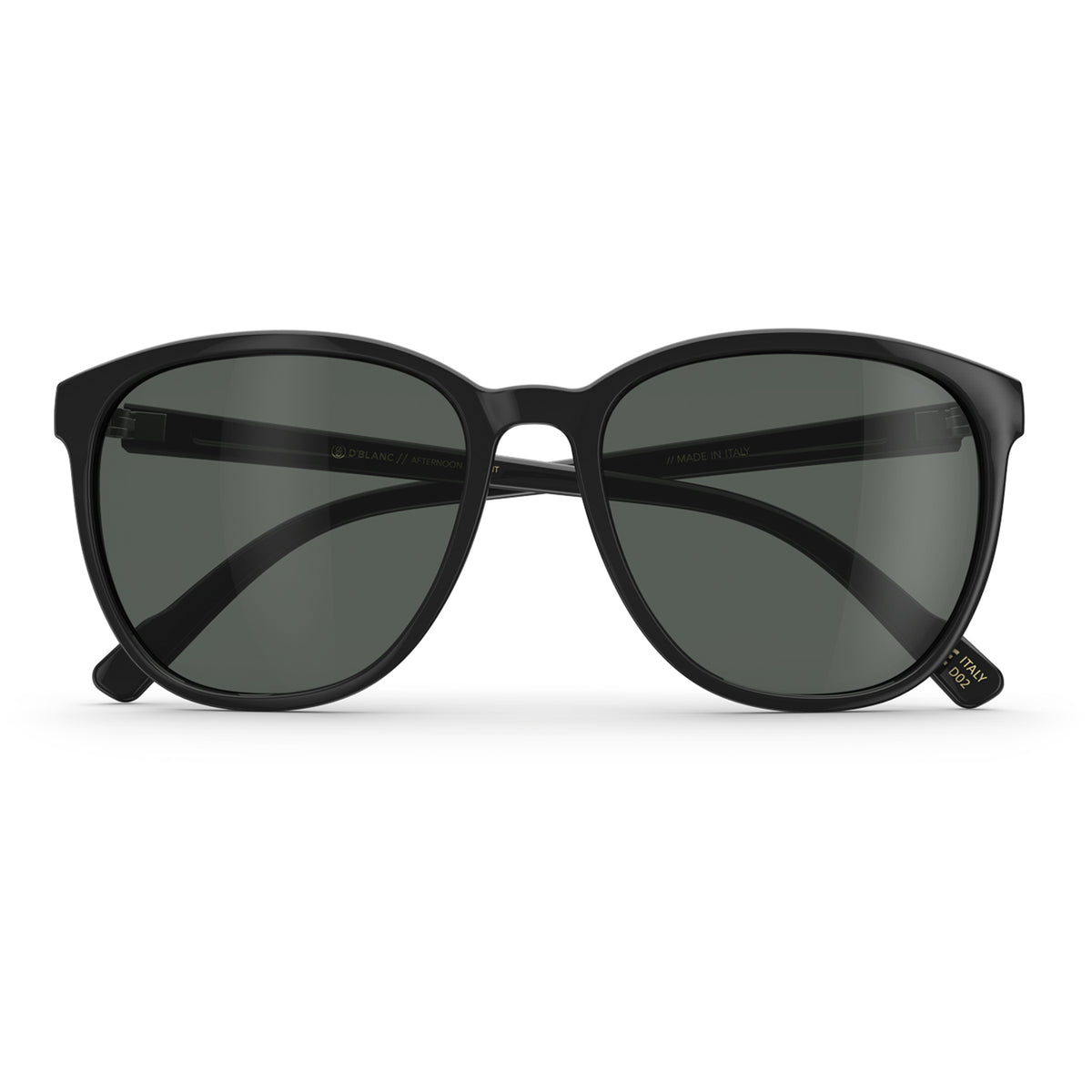 D'Blanc Afternoon Delight Sunglasses - Women's Black Gloss/Retro Gray