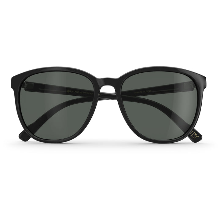 D'Blanc Afternoon Delight Sunglasses - Women's Black Gloss/Retro Gray