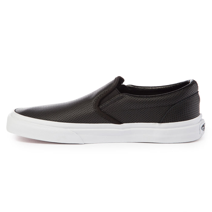 Vans Perf Leather Slip-On Shoes - Women's Black