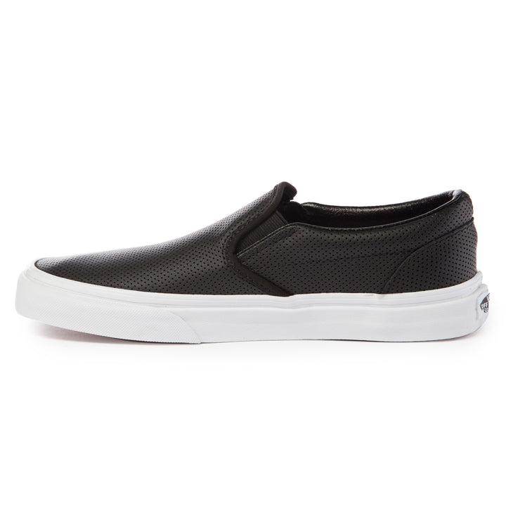 Vans Perf Leather Slip-On Shoes - Women's Black