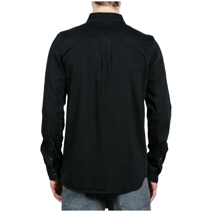 Volcom Crowley Long-Sleeve Denim Shirt Black