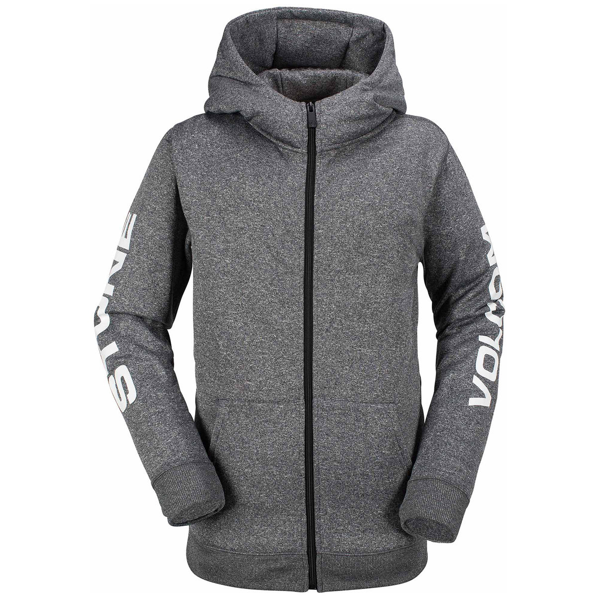 Volcom Krestova Fleece Hoodie - Big Boys' Heather Black