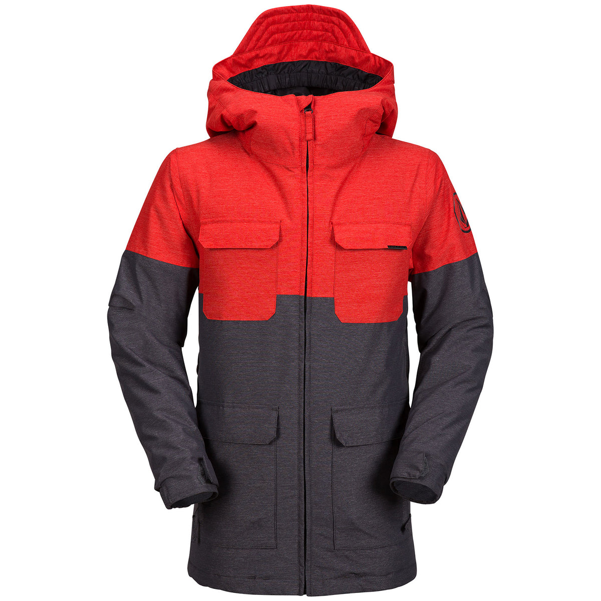 Volcom Blocked Jacket - Big Boys' Vintage Black