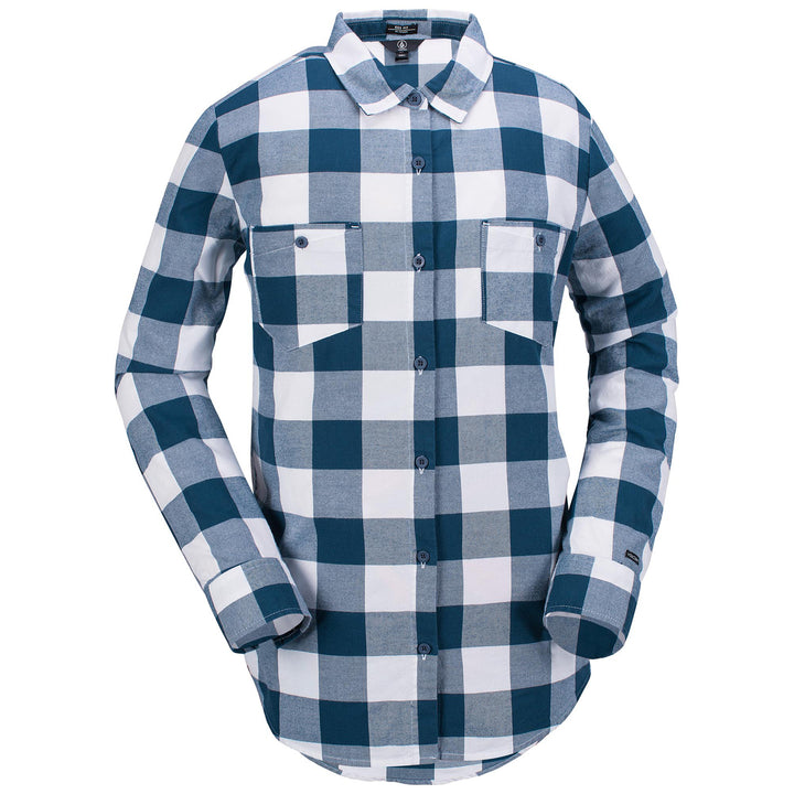 Volcom Granite Flannel Shirt - Women's Vintage Navy