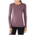 Smartwool Merino 250 Base Layer Pattern Crew Top - Women's Bordeaux