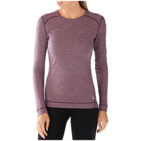 Smartwool Merino 250 Base Layer Pattern Crew Top - Women's Bordeaux::Bordeaux