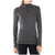 Smartwool Merino 250 Baselayer Pattern 1/4 Zip Top - Women's Black/Charcoal
