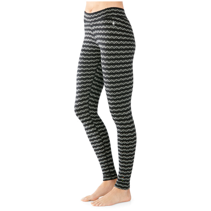 Smartwool Merino 250 Baselayer Pattern Pants - Women's Black/Charcoal