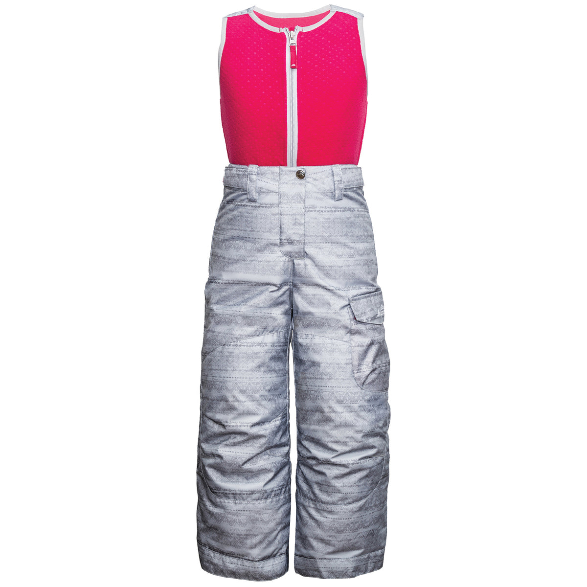 Jupa Bèatrice Pants - Girls' Light Grey Mix Print