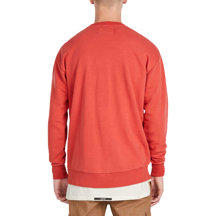Zanerobe Rugger Crew Sweatshirt Vintage Red