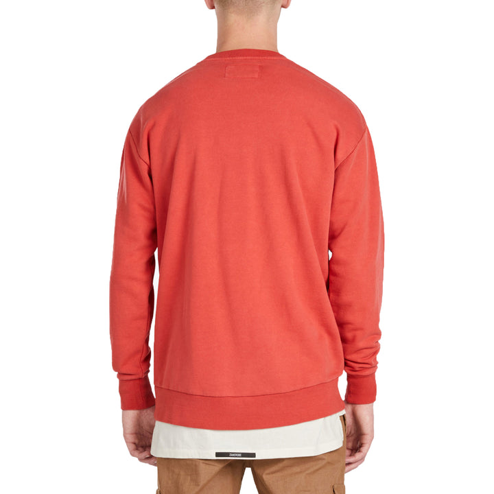 Zanerobe Rugger Crew Sweatshirt Vintage Red