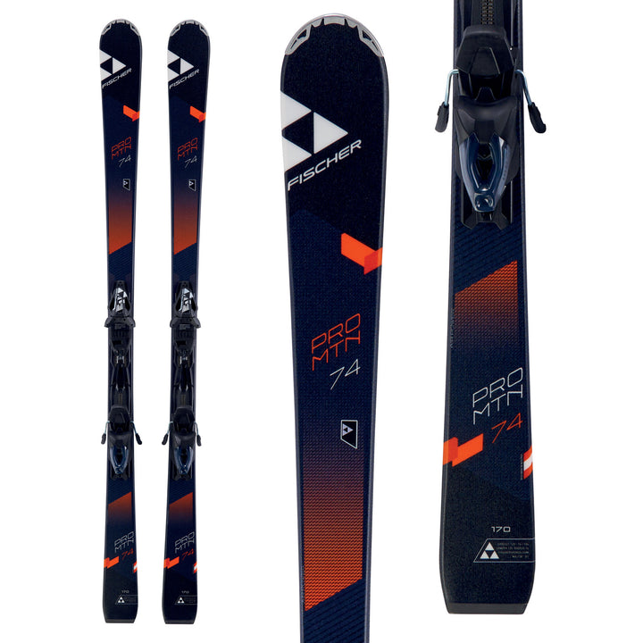 Fischer Pro MTN 74 Skis + RS 10 Powerrail Bindings 2018