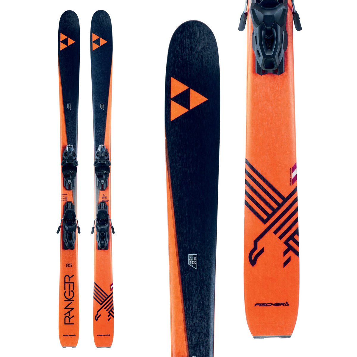 Fischer Ranger 85 Skis + MBS 11 Powerrail Bindings 2018
