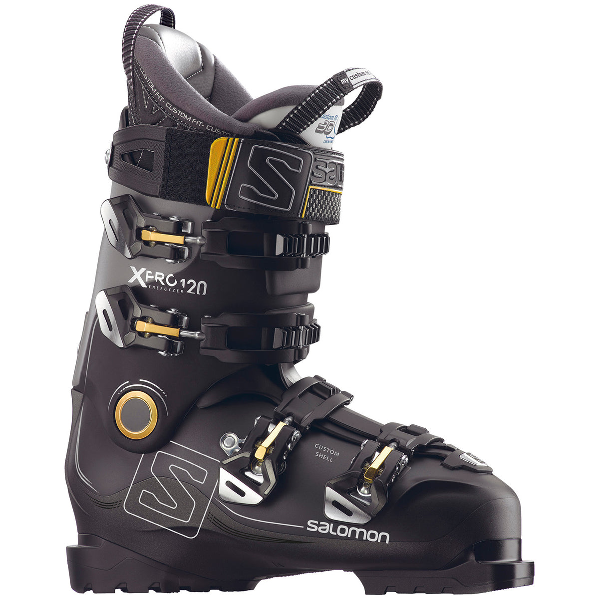 Salomon X Pro 120 Ski Boots 2017 Black/Metallic Black/Light Grey