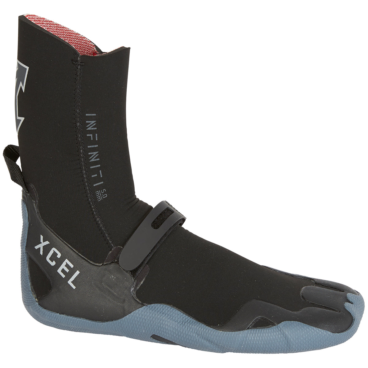 XCEL 5mm Infiniti Round Toe Wetsuit Boots Black/Gray