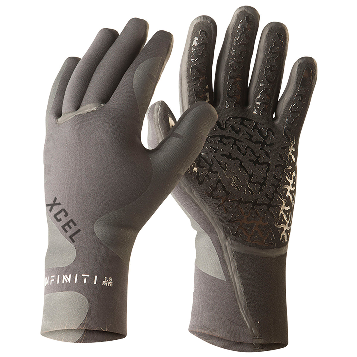XCEL 3mm Infiniti 5-Finger Wetsuit Gloves Black