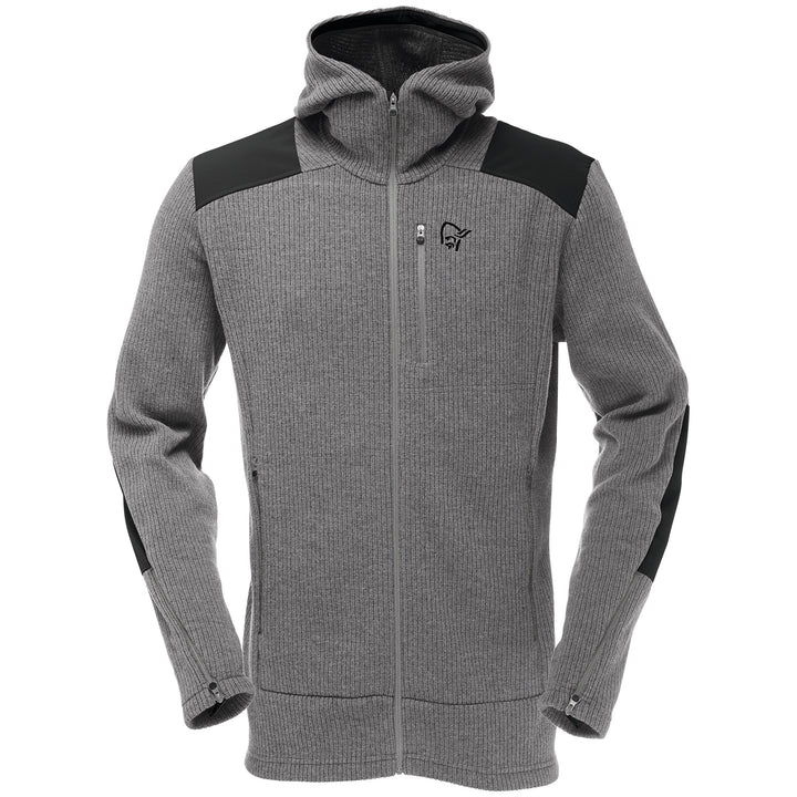 Norrona Tamok Warm/Wool2 Zip Hoodie Mercury