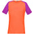 Norrona Fjora Equaliser Lightweight Tee Shirt - Women's Royal Lush/Scarlet Ibis