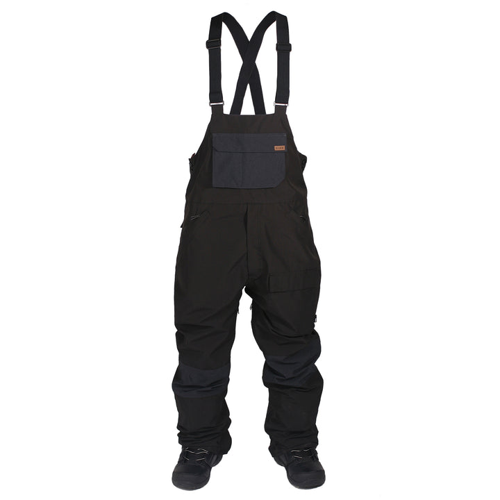 Ride Central Bib Pants Black/Charcoal Melange