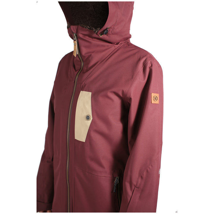 Ride Vine Jacket - Women's Burgundy