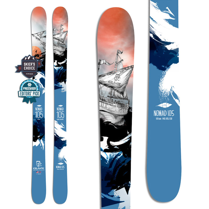 Icelantic Nomad 105 Lite Skis 2018