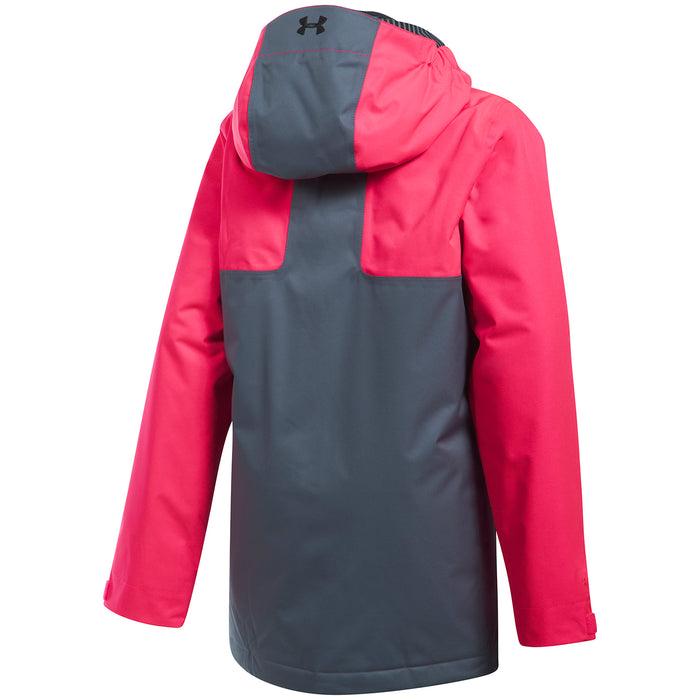 Under Armour ColdGear Infrared Freshies Jacket - Girls' Penta Pink/Apollo Gey/Black