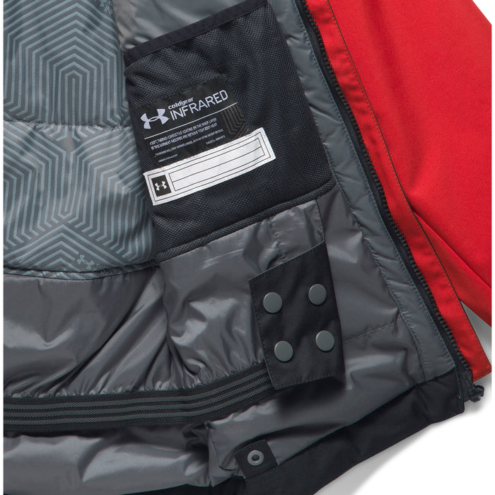 Under Armour ColdGear Infrared Freshies Jacket - Big Boys' Red/Black/Graphite