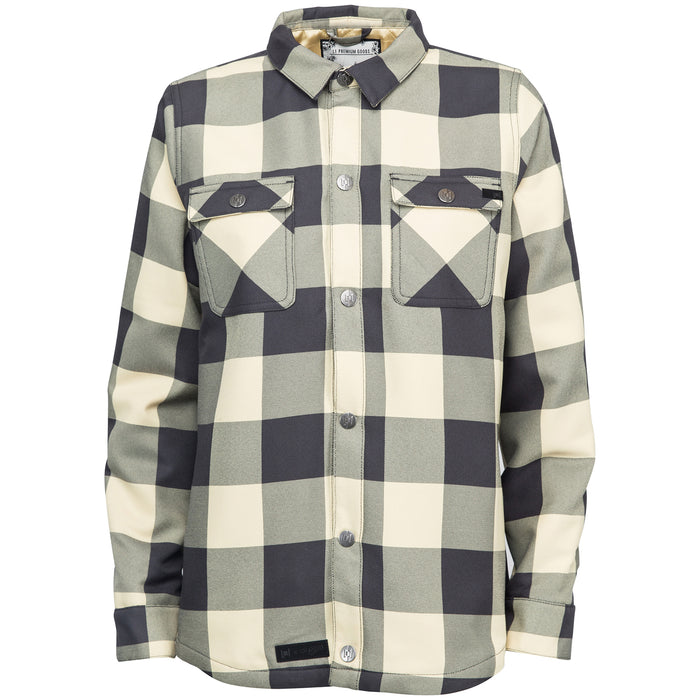 L1 Strangelove Flannel - Women's Ink/Dusty Yellow