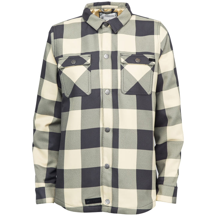 L1 Strangelove Flannel - Women's Ink/Dusty Yellow