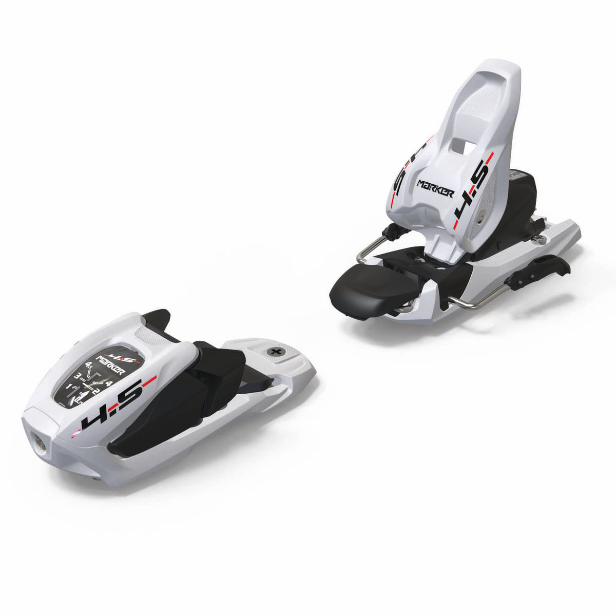 Marker 4.5 Ski Bindings - Little Kids' 2018 White/Black
