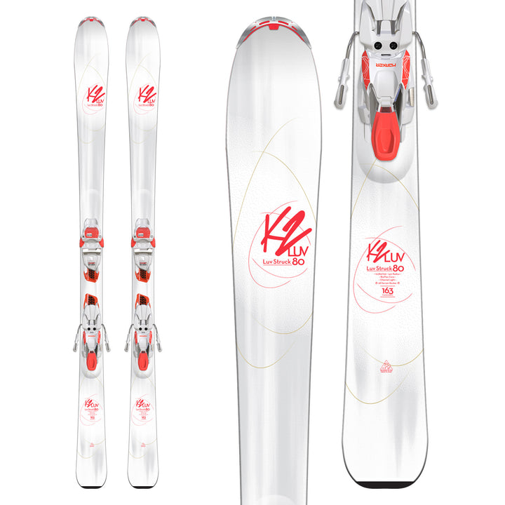 K2 Luv Struck 80 Skis + ER3 10 TCx Light Bindings - Women's 2018