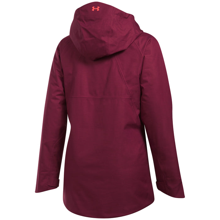 Under Armour Coldgear® Infarared Snowcrest Jacket - Women's Black Currant/Black/Marathon Red