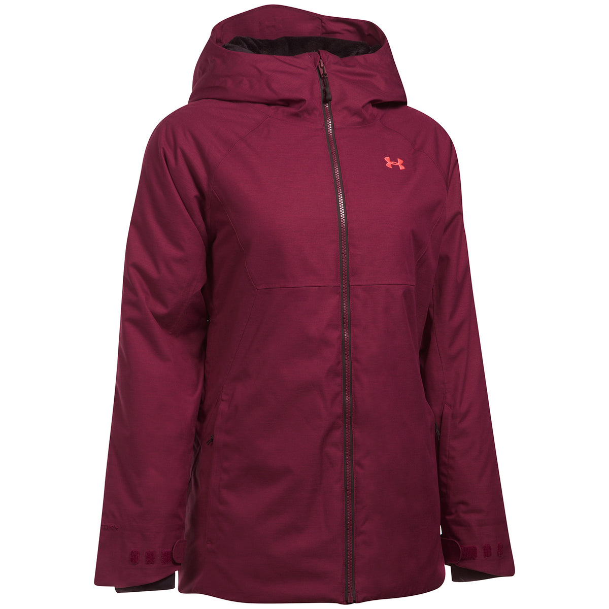 Under Armour Coldgear® Infarared Snowcrest Jacket - Women's Black Currant/Black/Marathon Red