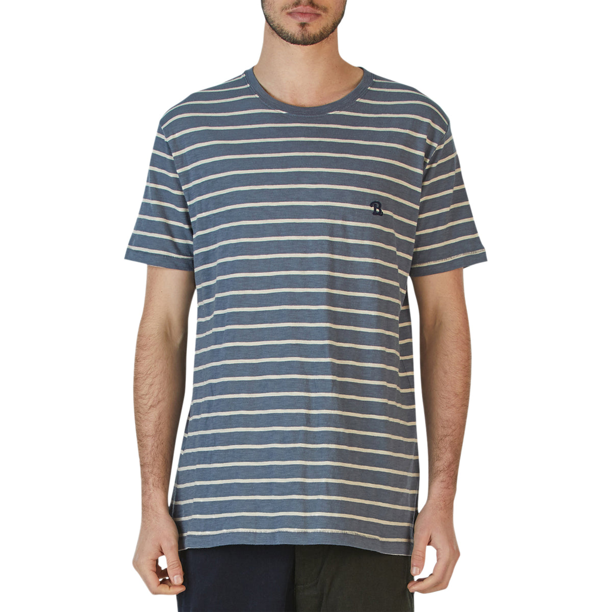 Barney Cools B. Schooled T-Shirt Navy/Stripe