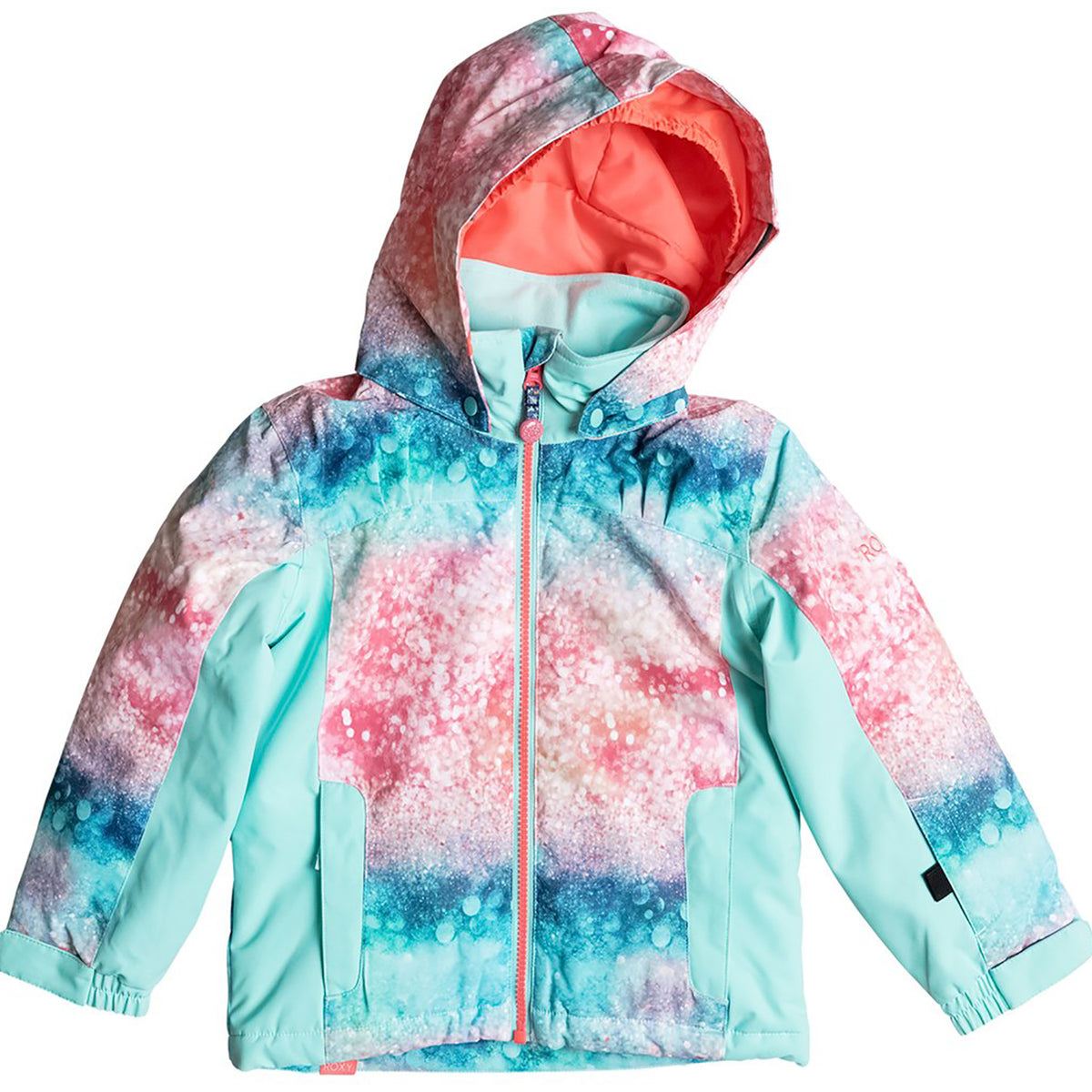 Roxy Mini Jetty Jacket - Little Girls' Neon Grapefruit Solargradient