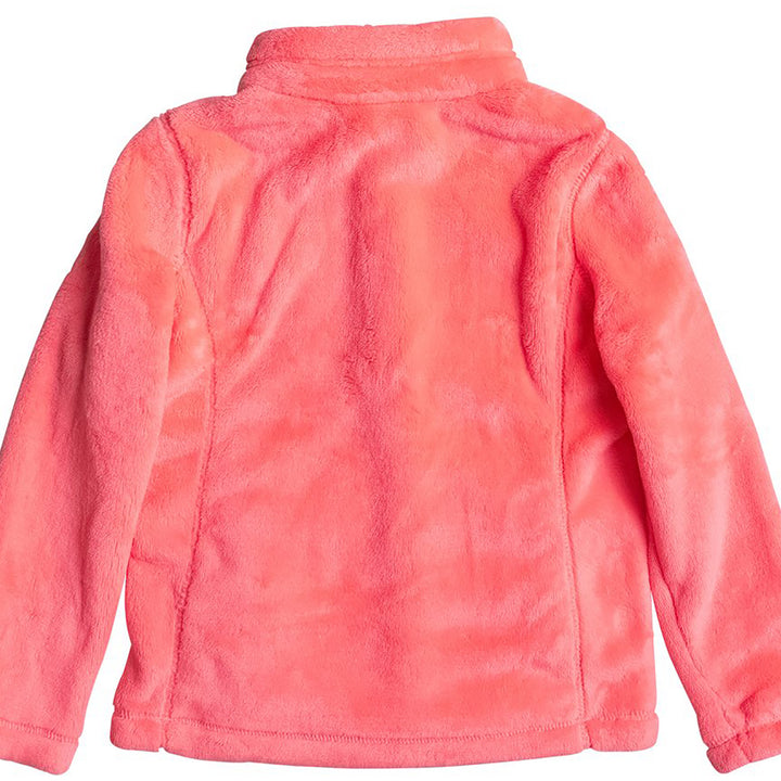 Roxy Igloo Fleece Jacket - Girls' Neon Grapefruit