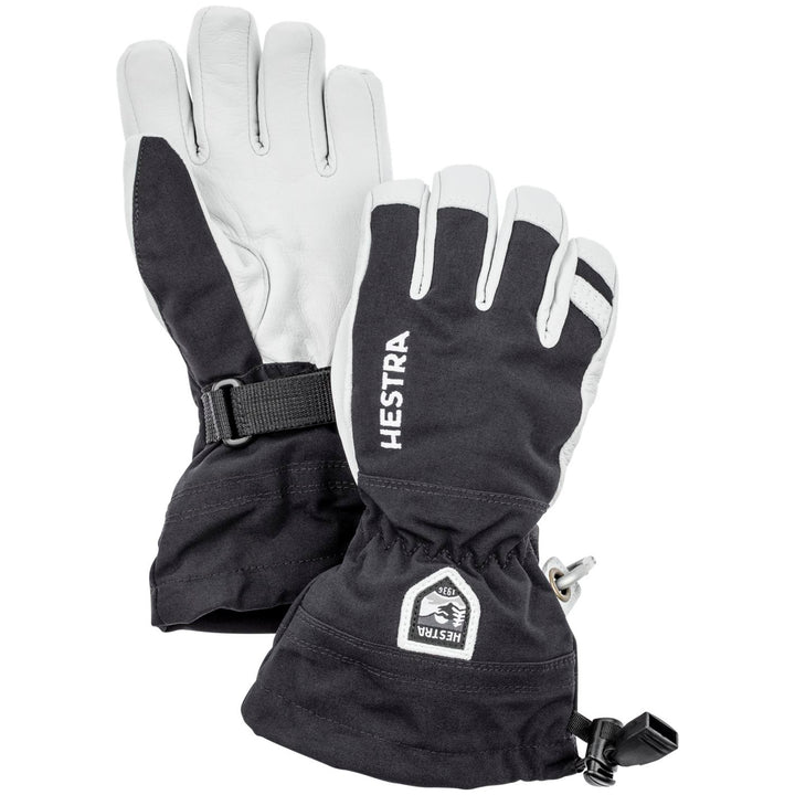 Hestra Army Leather Heli Ski Jr. Gloves - Kids' Black