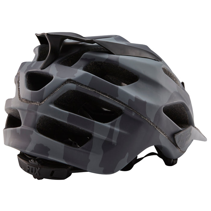 Fox Flux Camo Bike Helmet Black Camo