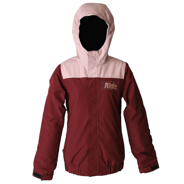 Ride Skylark Jacket - Girls' Burgundy/Rose
