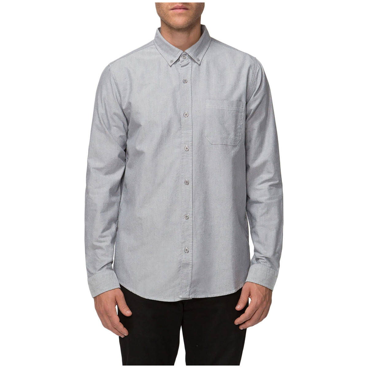 Tavik Uncle Long-Sleeve Shirt Charcoal