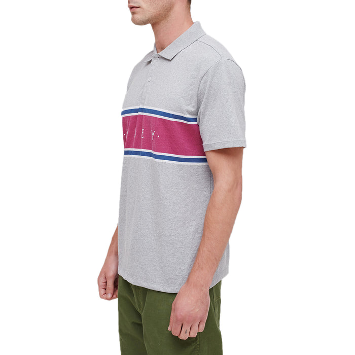 Obey Clothing Palisade Polo Shirt Heather Grey