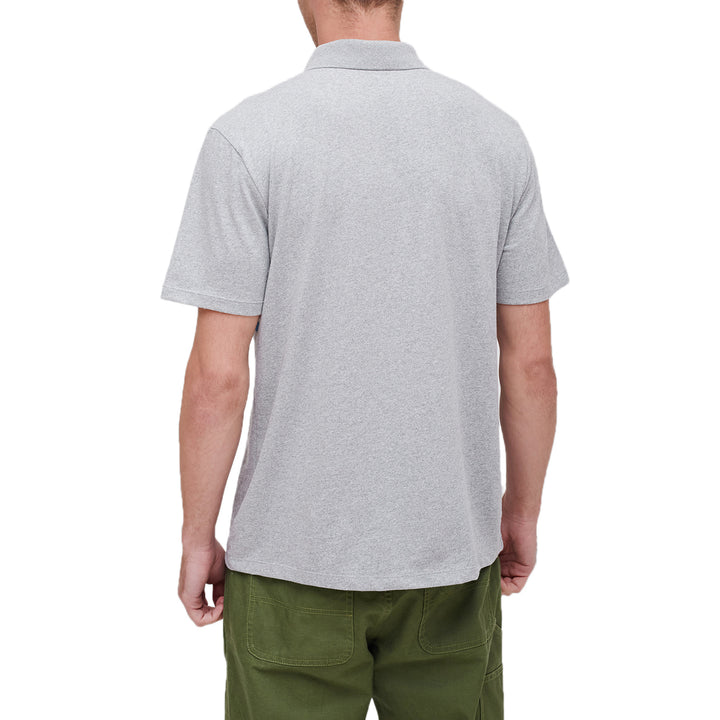 Obey Clothing Palisade Polo Shirt Heather Grey