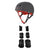 Triple 8 Sweatsaver w/ Liner Skateboard Helmet + Little Tricky Jr. 3 Pack Skateboard Pad Set - Big Kids'