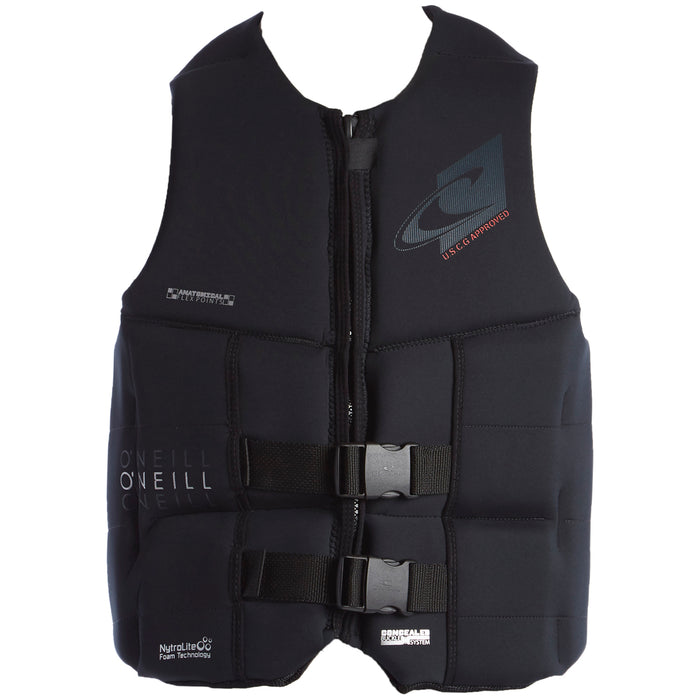 O'Neill Assault LS USCG Wakeboard Vest Black/Black