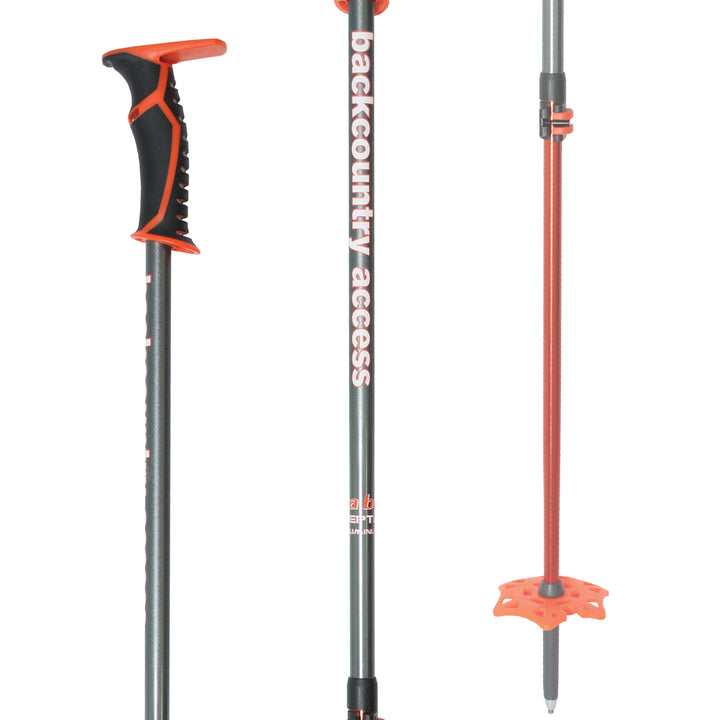 BCA Scepter Adjustable Aluminum Ski Poles 2019