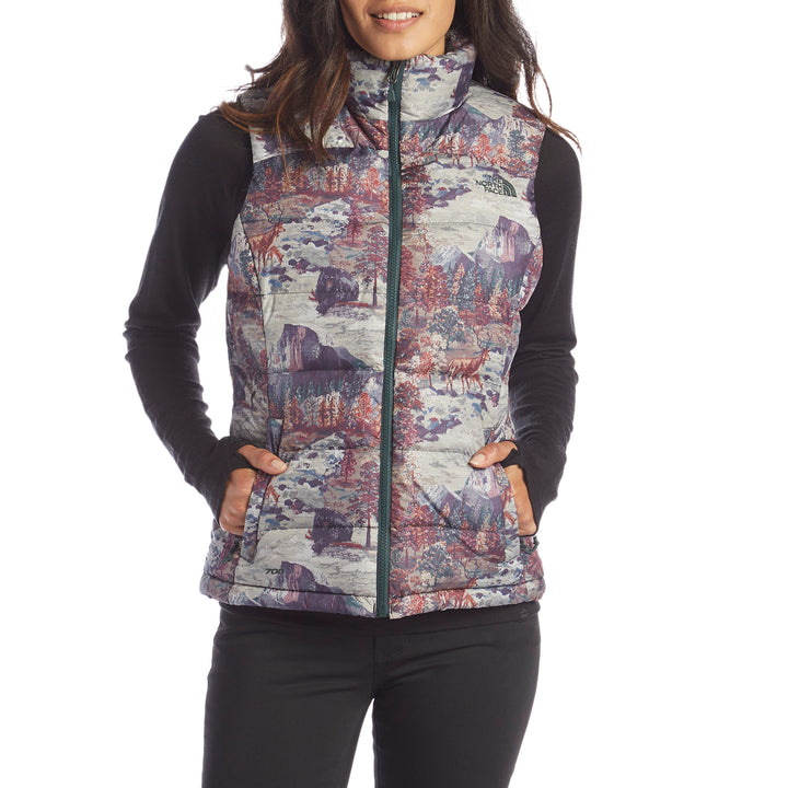 The North Face Nuptse 2 Vest - Women's TNF Black Yosemite Print - Past Season